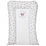 Babycalin - Matelas à langer bébé 50x70 cm Minnie Good Morning Disney Baby - Matelas à langer Imperméable PVC - Matelas à langer 50x70 Facile à nettoyer - Matelas à langer pour bébé bords rembourrés