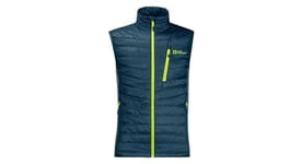 Doudoune sans manche jack wolfskin routeburn pro ins bleu homme