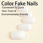 Full Cover False Nail Square Head Press on Nails Fashion Nail Tips  Girl