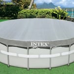 INTEX Poolöverdrag Deluxe runt 488 cm 28040 3202789