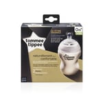 TOMMEE TIPPEE - Lot 2 biberons Closer to Nature 260 ml 0m+ transparents