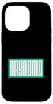 Coque pour iPhone 14 Pro Max Sarcelle Aqua Saynomo (Say No More) Bleu sarcelle Aqua Graphic