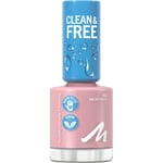 Manhattan Make-up Nails Clean & Free Nail Lacquer 154 Milky Bare 8 ml