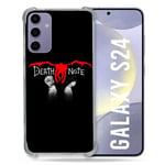 Cokitec Reinforced Case for Samsung Galaxy S24 Manga Death Note Black