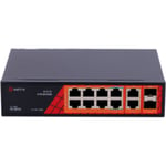 Safire PoE Gigabit Switch 120W, 6x30w PoE + 2x60w HiPoE +2xSFP...