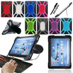 Silicone Stand Cover Case + Micro Usb Keyboard For Amazon Fire 7" 8" Tablet