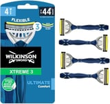 WILKINSON SWORD - Xtreme 3 For Men | Ultimate Comfort | 4 x Disposable Razors