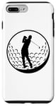 Coque pour iPhone 7 Plus/8 Plus Balle de golf "Dix-huit trous" Les passionnés de golf