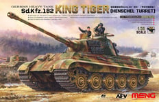 Meng TS-031 Sdkfz 182 King Tiger (Henschel turret) Tank Scale 1/35 Hobby Plastic