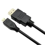 1,5 m mikro Micro HDMI till HDMI standard version 1.4 mobiltelefon mirco hdmi till HDMI adapterkabel