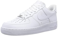 Nike Homme Air Force 1 '07 Men's Shoe, Noir White White Metallic Gold, 45 EU