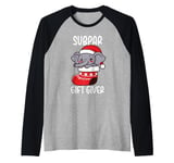 Ugly Christmas Funny White Elephant Gift Subpar Gift Giver Raglan Baseball Tee