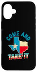 Coque pour iPhone 16 Plus Drapeau du Texas USA Independence Day Come And Take It