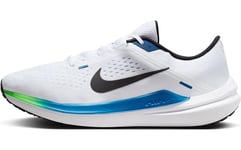 Nike Men's Air Winflo 10 Road Running Shoe, White/Black/Star Blue/Green St, 7 UK