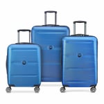 Delsey Paris Comete + 4 roulettes Set de valises 3 pièces hellblau (TAS012320)