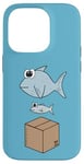 iPhone 14 Pro Big Fish Little Fish Cardboard Box, Dad Dancing Dancer Funny Case