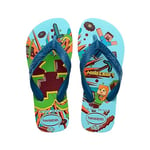 Havaianas Kids Minecraft White/Blue Comfy 33/34