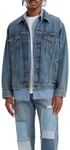 Levi's New Relaxed Fit Trucker Veste Homme Waterfalls L