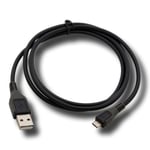 Pour wiko ozzy / iggy : cable usb noir type micro usb synchro et charge