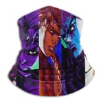 longdai Jojo'S Bizarre Adventure Multifunctional Men Women Headwear Neck Scarf Snood Face Covering Bandana Elastic Lightweight Breathable Windproof Dustproof Headscarf Ski Motorcycle