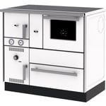 Cuisinière Bois Chauffage (7,44 kW) + Bouilleur (20,1 kW) Sannover 27 kW Blanc