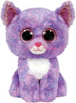 TY 2007521 Cassidy Cat Beanie Boo Stuffed Animal, Multicoloured