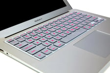 Flapjacks Apple Macbook Flexible Keyboard Cover Pink Silver FCTRY 020465