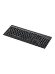 Fujitsu KB410 - keyboard - Kazakhstan - black - Tastatur - Kazakhstan - Sort