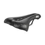 Selle Italia Diva Gel Flow Racing - Selle Vélo de Route pour Femme, Vélo de Ville, VTT, Cadre en Manganèse, Rembourrage Gel Confortable - Noir