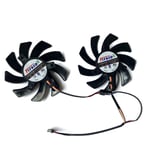 Ventilateur de refroidissement 2 pièces 85MM 4PIN Rapports de revenu S2U FDC10H12S9-C GTX1080 1070 1060 GPU Ventilateur pour Palit GTX 1070 Ti 1070 1060 1080 GTX1060 dual - Type FDC10H12S9-C