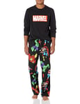 Amazon Essentials Disney | Marvel | Star Wars Ensembles de Pyjama en Flanelle Homme, Marvel Avengers - Mens Flannel, S