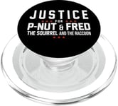 Justice for Peanut and Fred The Squirrel Peanut Justice PopSockets PopGrip for MagSafe