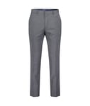 Ted Baker Mens Panama Slim Fit Suit Trousers in Charcoal Wool - Size 38W/32L