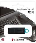 Kingston DataTraveler DTX Exodia 64GB USB 3.2 Flash Stick Pen Memory Drive