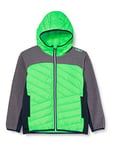 CMP Giacca ibrida Con imbottitura Feel Warm Flat Jacket Fille, Vert Fluo, 110