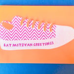 Bat Mitzvah Mazel Tov Coming Of Age Celebration Female Girl Jewish 17x7.5 cm