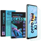 3x For Oppo Find X3 Lite [TEMPERED GLASS] Clear LCD Screen Protector Guard Cover