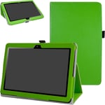 Huawei Mediapad T3 Coque, Slim Folio Pu Cuir Debout Fonction Housse Coque Étui Couverture Pour 10.1"" Huawei Mediapad T3 Tablet Pc,Vert