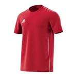 Adidas Kids Core 18 Jersey, Power Red/White, Size 128 (Manufacturer Size: 7-8 Years)