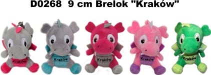 Keyring Dragon "Cracow" 9Cm Mix