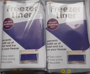 4 x Freezer Liner  Shelf Drawer Liner Mat Prevents Frost Ice New