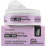 GGs Natureceuticals Ihonhoito Cleansing Daily Skin Perfecting AHA + BHA Peel Pads