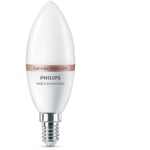 Bougie Led Ampoule E14 4.9w Pleine Couleurs 470lm Wifi Philips Wiz