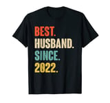 2nd Year Wedding Anniversary Epic Best Husband Since 2022 T-Shirt