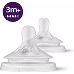 Philips Avent SCY964/02 Natural Response -pullotutti, flow 4, 3 kk+, 2 kpl pakkauksessa