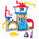 Paw Patrol: Air Rescue, Pup Squad Adventure Bay Airport Playset, with Chase Toy Car Vehicle Launcher, Kids’ Toys for Boys and Girls 3+