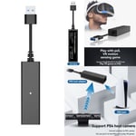 For PS5 VR PS4 to PS5 VR Camera Adapter Cable USB3.0 Male to Female Connector x1