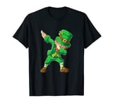 St Patricks Day Dabbing Leprechaun Boys Kids Men Dab T-Shirt