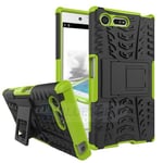 Sony Xperia X Compact      Heavy Duty Case    [Green]