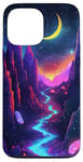 iPhone 13 Pro Max Mystic Crescent River Night Landscape Case